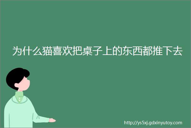 为什么猫喜欢把桌子上的东西都推下去